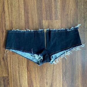 Micro mini shorts size sm